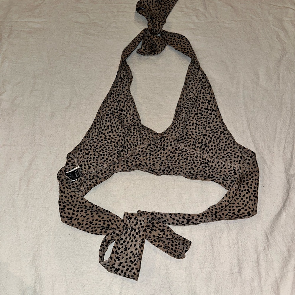 Spotted Crop Top - Picture 2 of 3